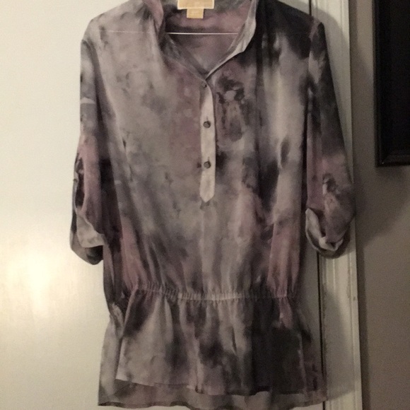 MICHAEL Michael Kors Tops - MICHAEL Michael Kors “Stormy Skies” Blouse